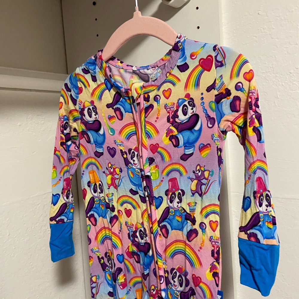 Posh Peanut Lisa Frank Convertible One Piece 18-24, Like New, Painter Panda